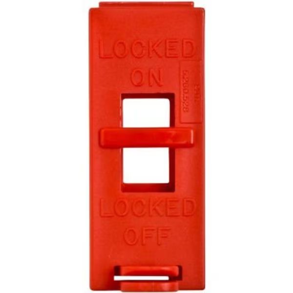 Brady Wall Switch Lockouts, Red, Each, Brady, Mfr#: 65392